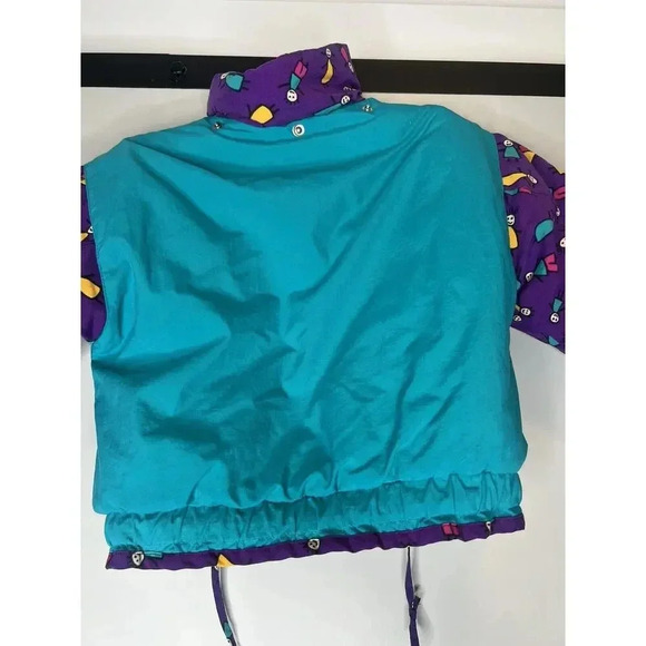 Vintage 80s 90s Circo Color block Puffer Jacket Toddler Size 3T unisex stick ppl - Picture 6 of 8